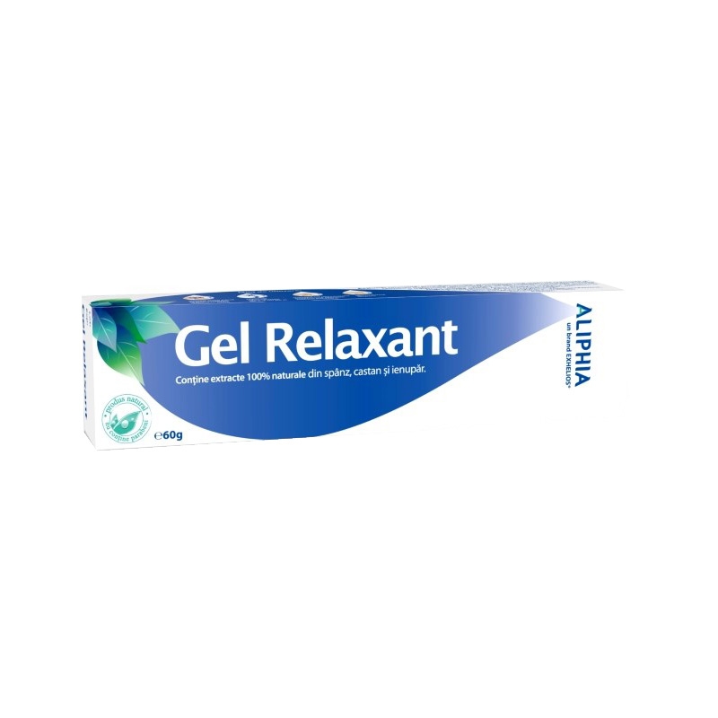 Aliphia Gel relaxant cu Spanz 60g Aliphia Gel relaxant cu Spanz 60g