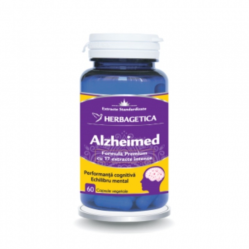 Alzheimed, 60 capsule, Herbagetica Alzheimed, 60 capsule, Herbagetica