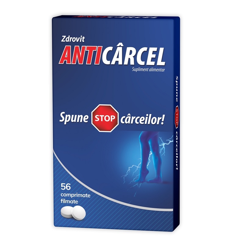 Anticarcel, 56 comprimate filmate, Zdrovit Anticarcel, 56 comprimate filmate, Zdrovit