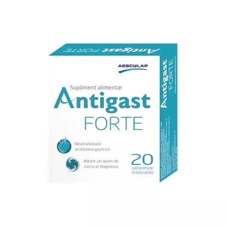 Antigast forte, 20 comprimate, Aesculap Antigast forte, 20 comprimate, Aesculap