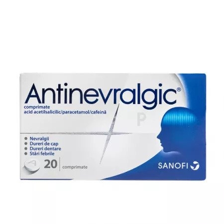 Antinevralgic P, 20 comprimate, Sanofi Antinevralgic P, 20 comprimate, Sanofi