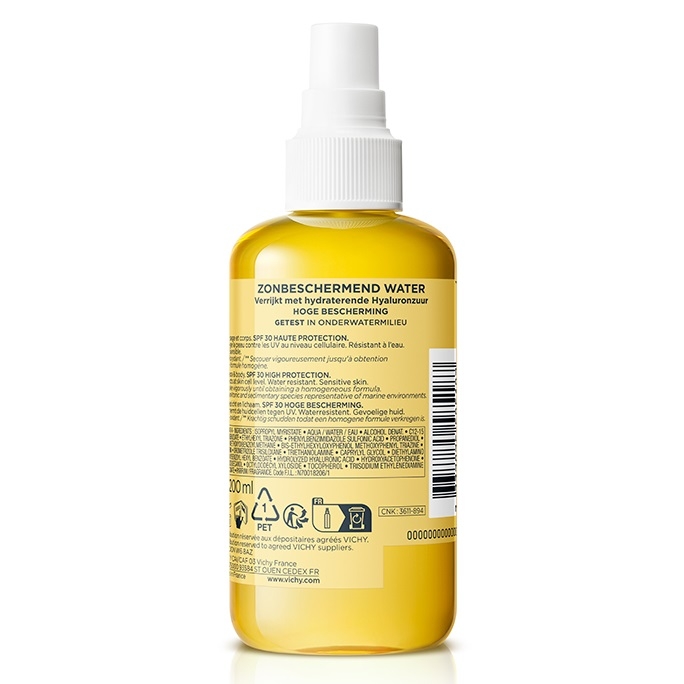 Apa cu protectie solara cu acid hialuronic SPF 30 Capital Soleil, 200 ml, Vichy