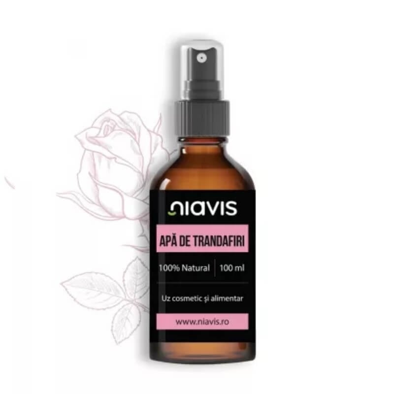 Apa de trandafiri, 100 ml, Niavis Apa de trandafiri, 100 ml, Niavis