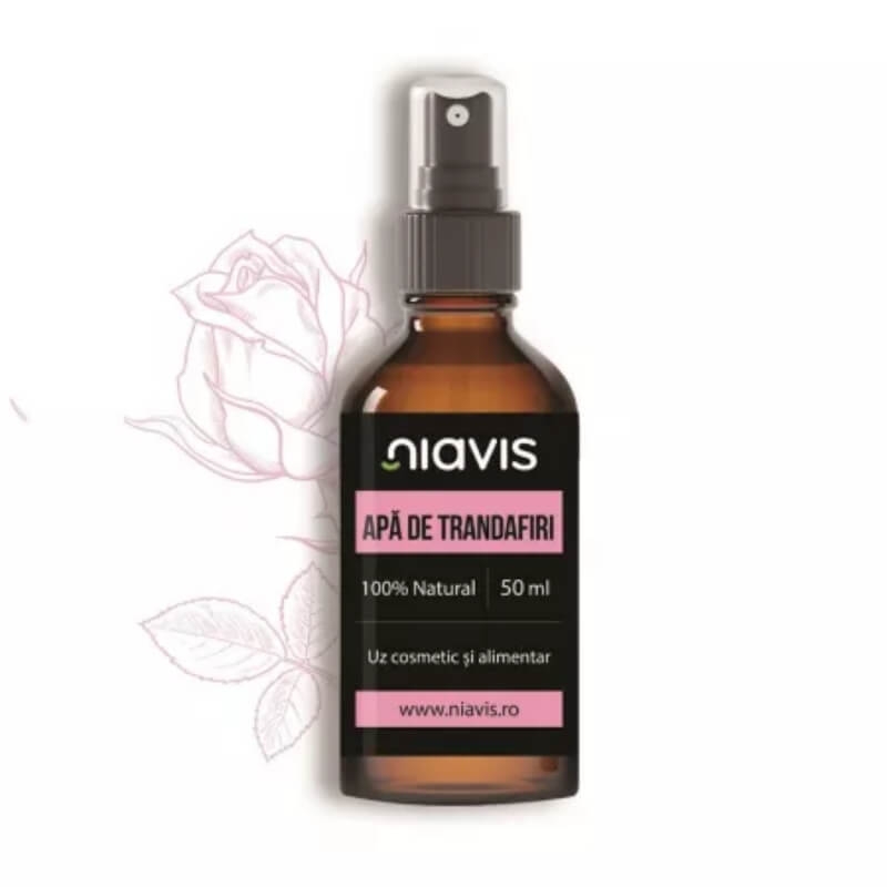 Apa de trandafiri, 50 ml, Niavis Apa de trandafiri, 50 ml, Niavis