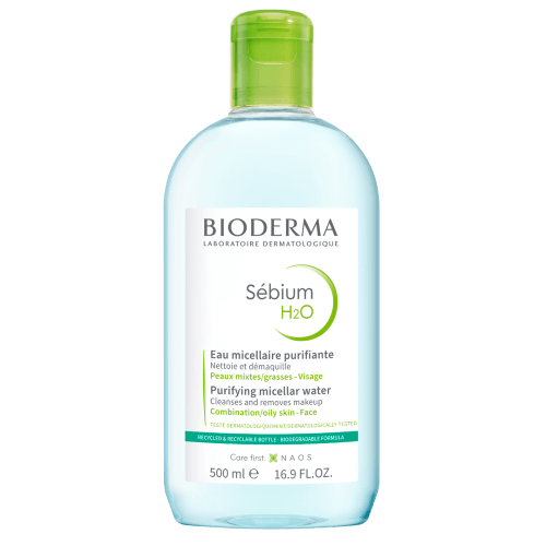 Apa micelara Sebium H2O, 500ml, Bioderma Apa micelara Sebium H2O, 500ml, Bioderma