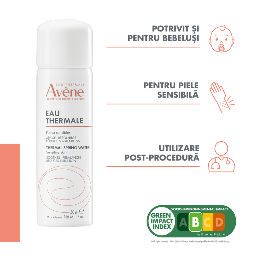 Apa termala spray, 50ml, Avene Apa termala spray, 50ml, Avene