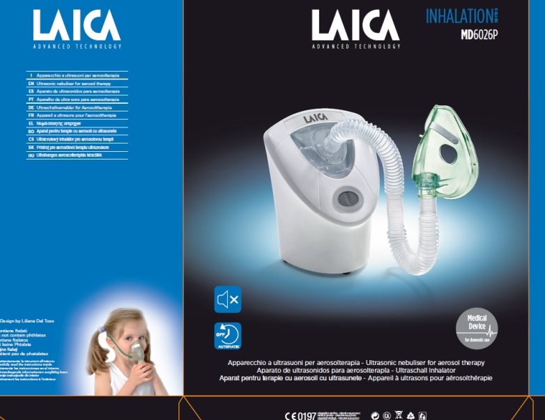 Aparat de aerosoli cu ultrasunete MD6026, Laica Aparat de aerosoli cu ultrasunete MD6026, Laica