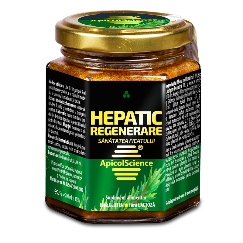Hepatic Regenerare, 200 ml, ApicolScience Hepatic Regenerare, 200 ml, ApicolScience