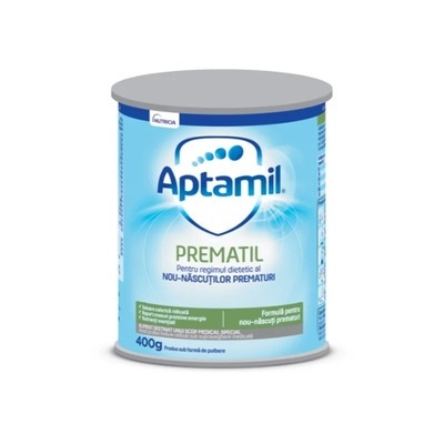 Aptamil Prematil lapte praf pentru prematuri, 400g, Nutricia Aptamil Prematil lapte praf pentru prematuri, 400g, Nutricia