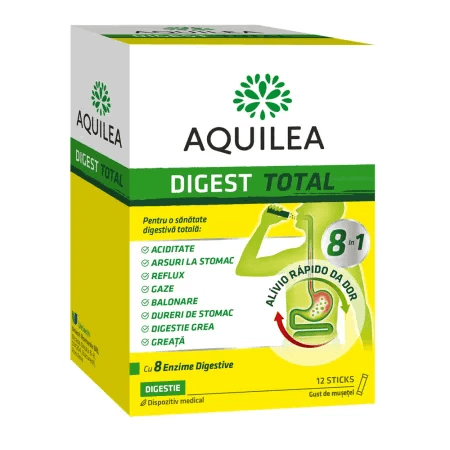 Aquilea Digest Total, 12 sticks, Uriach Aquilea Digest Total, 12 sticks, Uriach