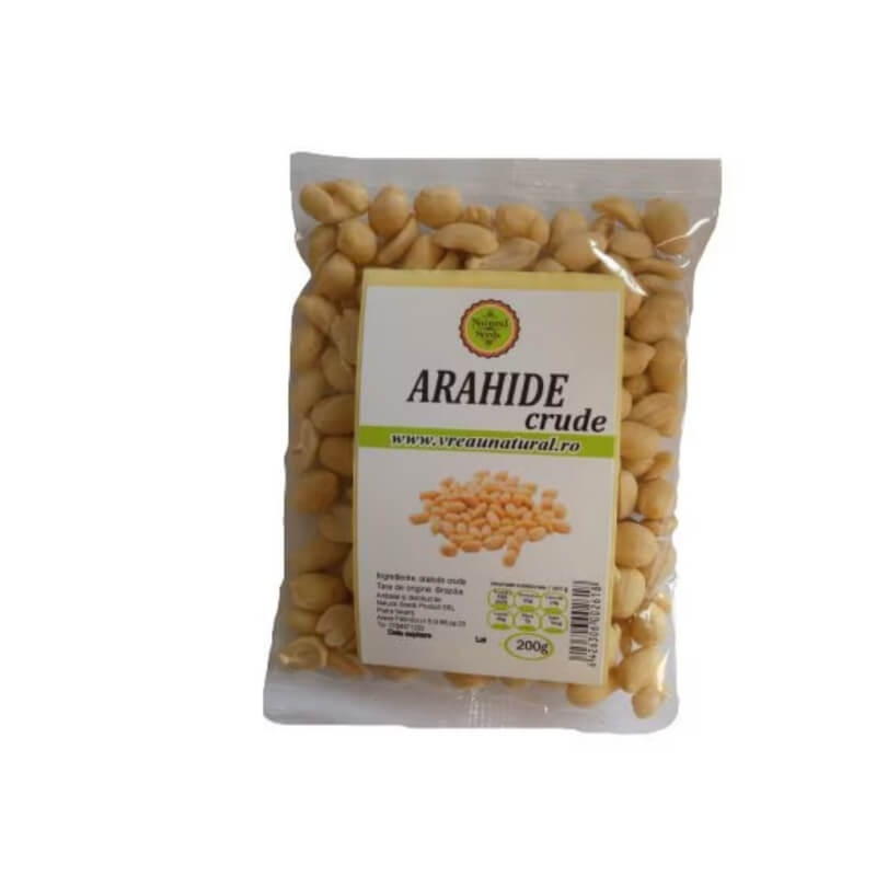 Arahide crude, 200 g, Natural Seeds Arahide crude, 200 g, Natural Seeds