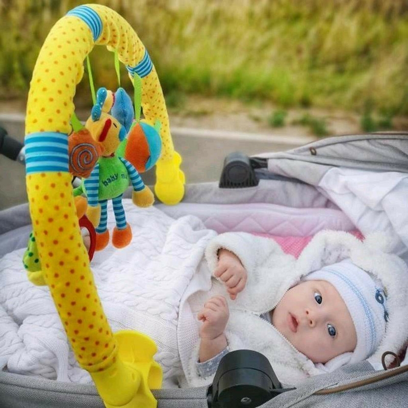 Baby Mix - Arcada universala cu jucarii din plus, pentru landou, carucior,sscaun de masa, patut, Cloud Baby Mix - Arcada universala cu jucarii din plus, pentru landou, carucior,sscaun de masa, patut, Cloud