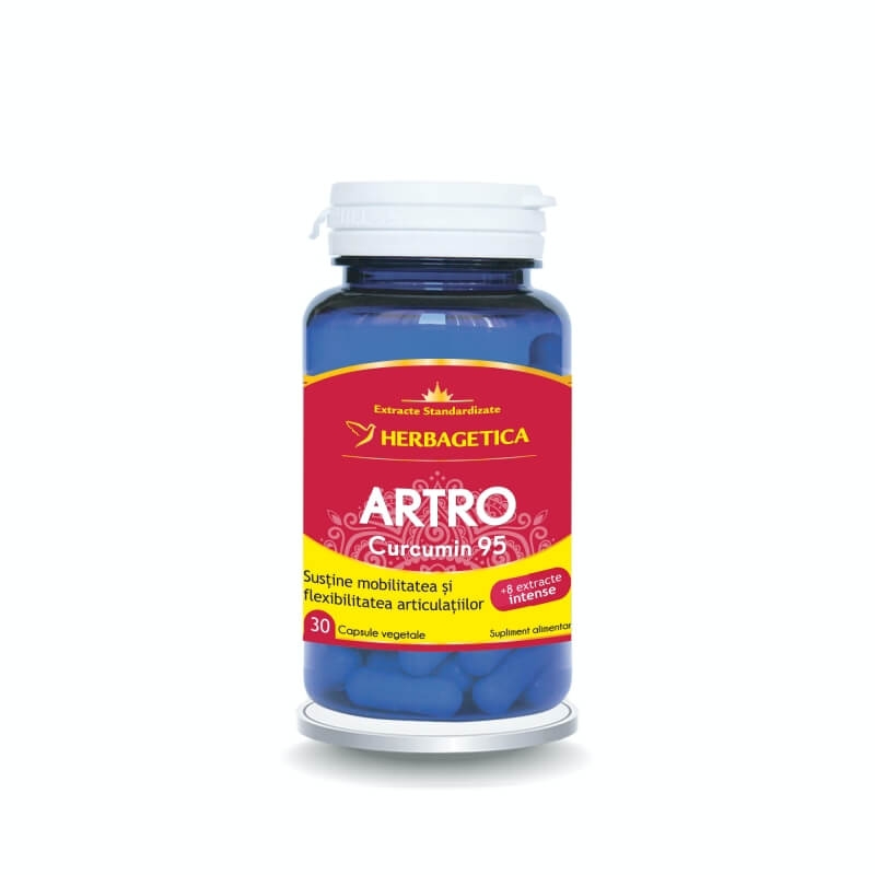 Artro+ Curcumin 95, 30 capsule, Herbagetica Artro+ Curcumin 95, 30 capsule, Herbagetica