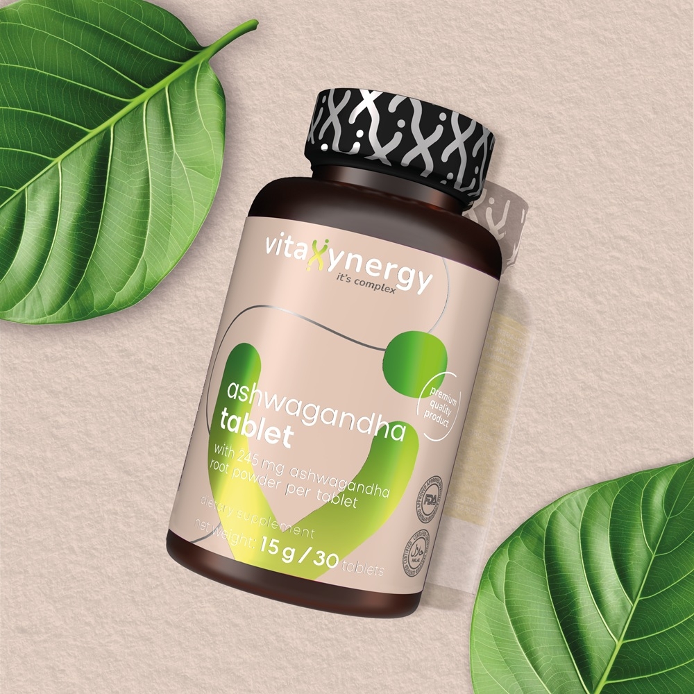 Ashwagandha, 30 tablete, Vitaxynergy Ashwagandha, 30 tablete, Vitaxynergy