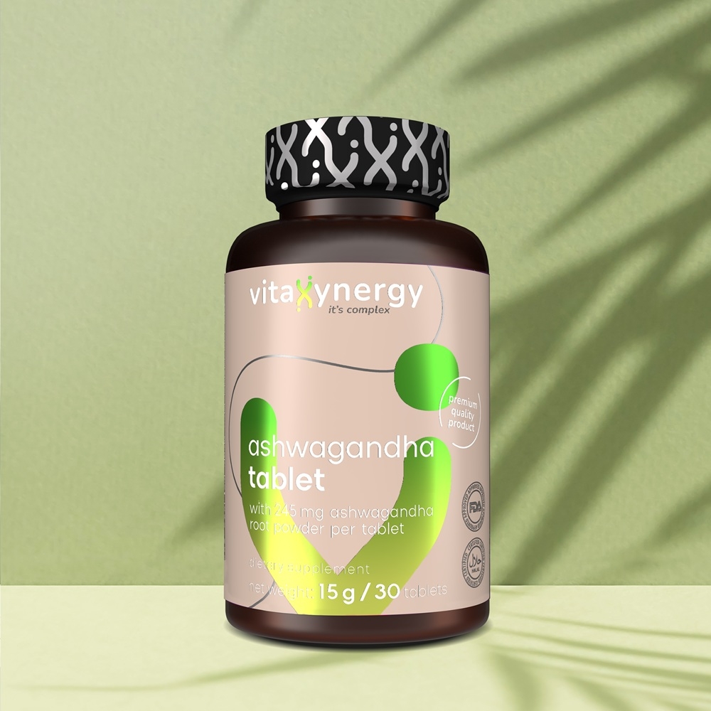 Ashwagandha, 30 tablete, Vitaxynergy Ashwagandha, 30 tablete, Vitaxynergy