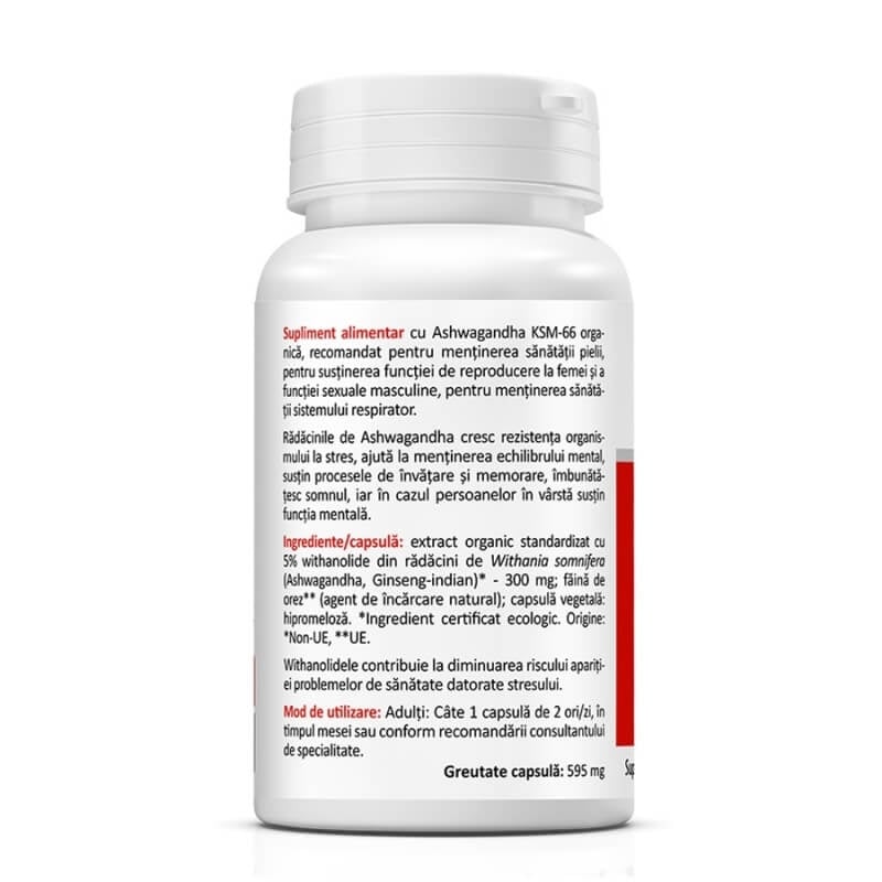 Ashwagandha KSM-66, 30 capsule, Zenyth Ashwagandha KSM-66, 30 capsule, Zenyth