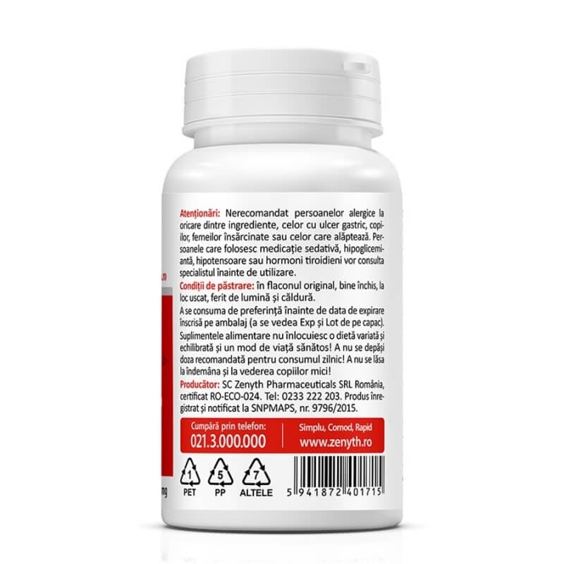 Ashwagandha KSM-66, 30 capsule, Zenyth Ashwagandha KSM-66, 30 capsule, Zenyth