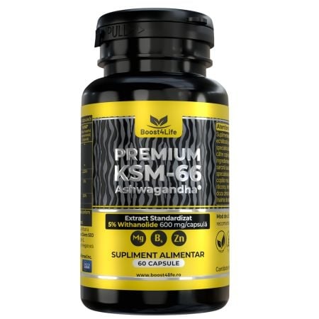 Ashwagandha KSM-66 Premium, 60 capsule, Boost4Life Ashwagandha KSM-66 Premium, 60 capsule, Boost4Life
