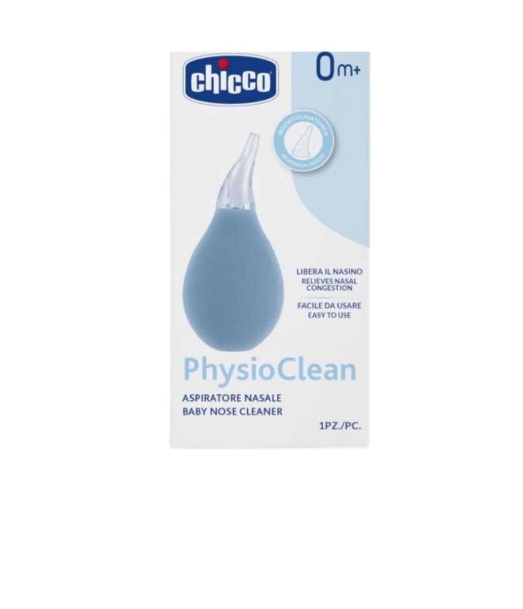 Aspirator nazal PhysioClean + 0 luni, 1 bucata, Chicco Aspirator nazal PhysioClean + 0 luni, 1 bucata, Chicco