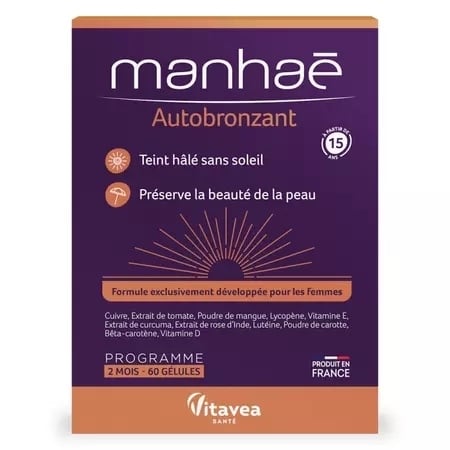 Autobronzant, 60 capsule, Manhae Autobronzant, 60 capsule, Manhae