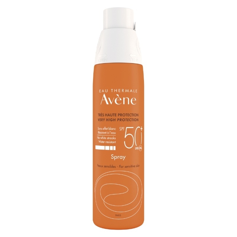 Spray fotoprotectie fara urme albe SPF 50+, 200ml, Avene Spray fotoprotectie fara urme albe SPF 50+, 200ml, Avene