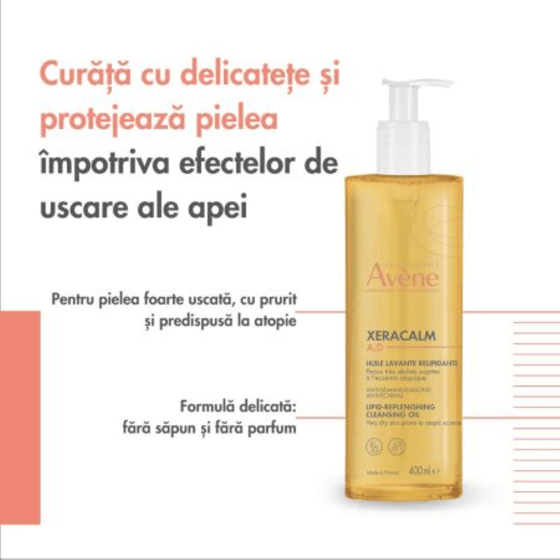 Xeracalm A.D. ulei de curatare, 400ml, Avene Xeracalm A.D. ulei de curatare, 400ml, Avene