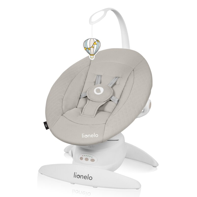 Balansoar, Lionelo, Iris, 2 in 1, Rotire 360 grade, Electric, Cu 3 moduri de leganare, Cu 5 trepte de viteza, Cu 3 pozitii de inclinare, 12 melodii, Silentios, Pana la 9 kg, Bej Balansoar, Lionelo, Iris, 2 in 1, Rotire 360 grade, Electric, Cu 3 moduri de leganare, Cu 5 trepte de viteza, Cu 3 pozitii de inclinare, 12 melodii, Silentios, Pana la 9 kg, Bej