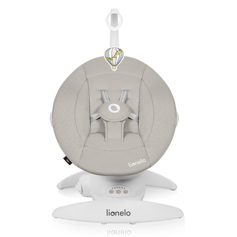 Balansoar, Lionelo, Iris, 2 in 1, Rotire 360 grade, Electric, Cu 3 moduri de leganare, Cu 5 trepte de viteza, Cu 3 pozitii de inclinare, 12 melodii, Silentios, Pana la 9 kg, Bej Balansoar, Lionelo, Iris, 2 in 1, Rotire 360 grade, Electric, Cu 3 moduri de leganare, Cu 5 trepte de viteza, Cu 3 pozitii de inclinare, 12 melodii, Silentios, Pana la 9 kg, Bej
