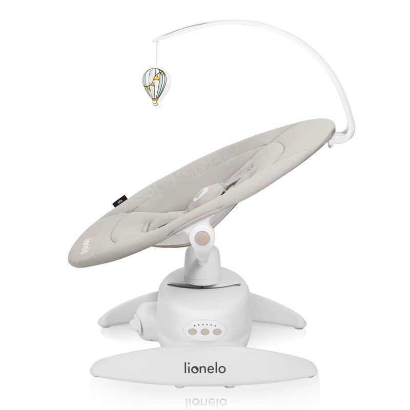 Balansoar, Lionelo, Iris, 2 in 1, Rotire 360 grade, Electric, Cu 3 moduri de leganare, Cu 5 trepte de viteza, Cu 3 pozitii de inclinare, 12 melodii, Silentios, Pana la 9 kg, Bej Balansoar, Lionelo, Iris, 2 in 1, Rotire 360 grade, Electric, Cu 3 moduri de leganare, Cu 5 trepte de viteza, Cu 3 pozitii de inclinare, 12 melodii, Silentios, Pana la 9 kg, Bej