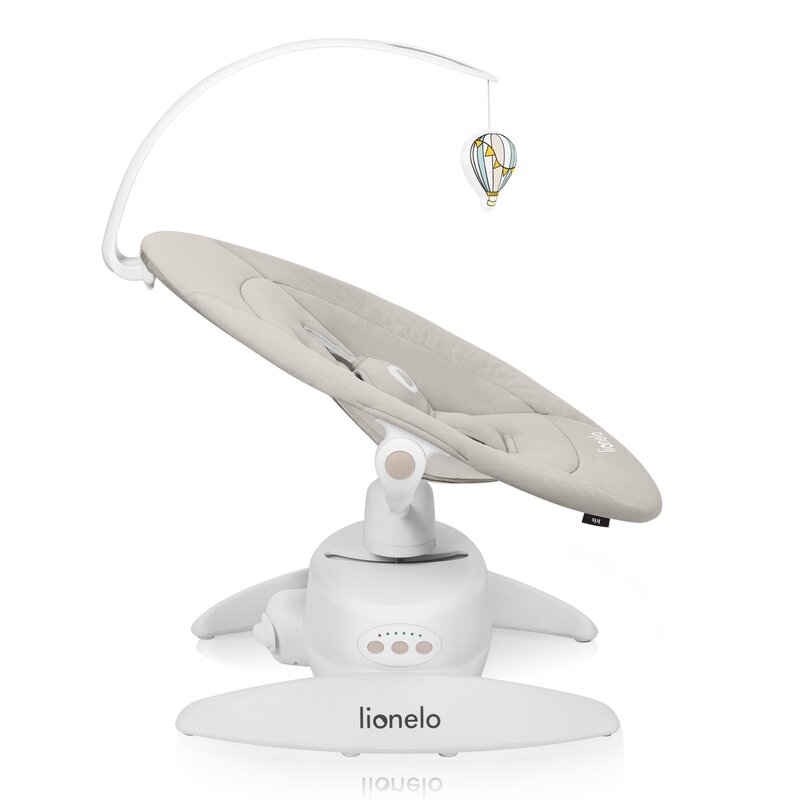 Balansoar, Lionelo, Iris, 2 in 1, Rotire 360 grade, Electric, Cu 3 moduri de leganare, Cu 5 trepte de viteza, Cu 3 pozitii de inclinare, 12 melodii, Silentios, Pana la 9 kg, Bej Balansoar, Lionelo, Iris, 2 in 1, Rotire 360 grade, Electric, Cu 3 moduri de leganare, Cu 5 trepte de viteza, Cu 3 pozitii de inclinare, 12 melodii, Silentios, Pana la 9 kg, Bej