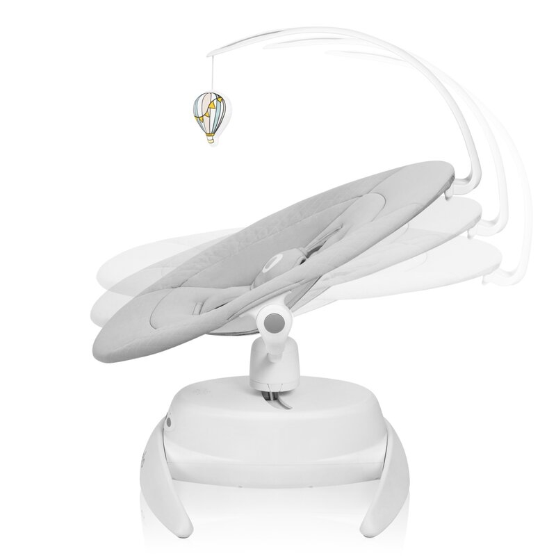 Balansoar, Lionelo, Iris, 2 in 1, Rotire 360 grade, Electric, Cu 3 moduri de leganare, Cu 5 trepte de viteza, Cu 3 pozitii de inclinare, Pana la 9 kg, Gri Balansoar, Lionelo, Iris, 2 in 1, Rotire 360 grade, Electric, Cu 3 moduri de leganare, Cu 5 trepte de viteza, Cu 3 pozitii de inclinare, Pana la 9 kg, Gri