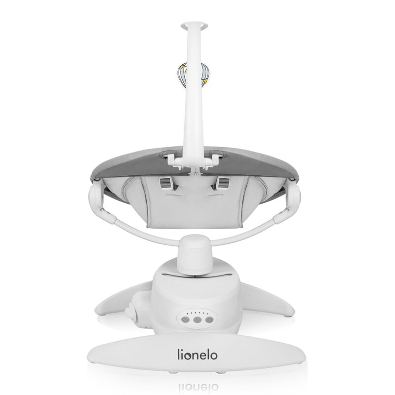 Balansoar, Lionelo, Iris, 2 in 1, Rotire 360 grade, Electric, Cu 3 moduri de leganare, Cu 5 trepte de viteza, Cu 3 pozitii de inclinare, Pana la 9 kg, Gri Balansoar, Lionelo, Iris, 2 in 1, Rotire 360 grade, Electric, Cu 3 moduri de leganare, Cu 5 trepte de viteza, Cu 3 pozitii de inclinare, Pana la 9 kg, Gri