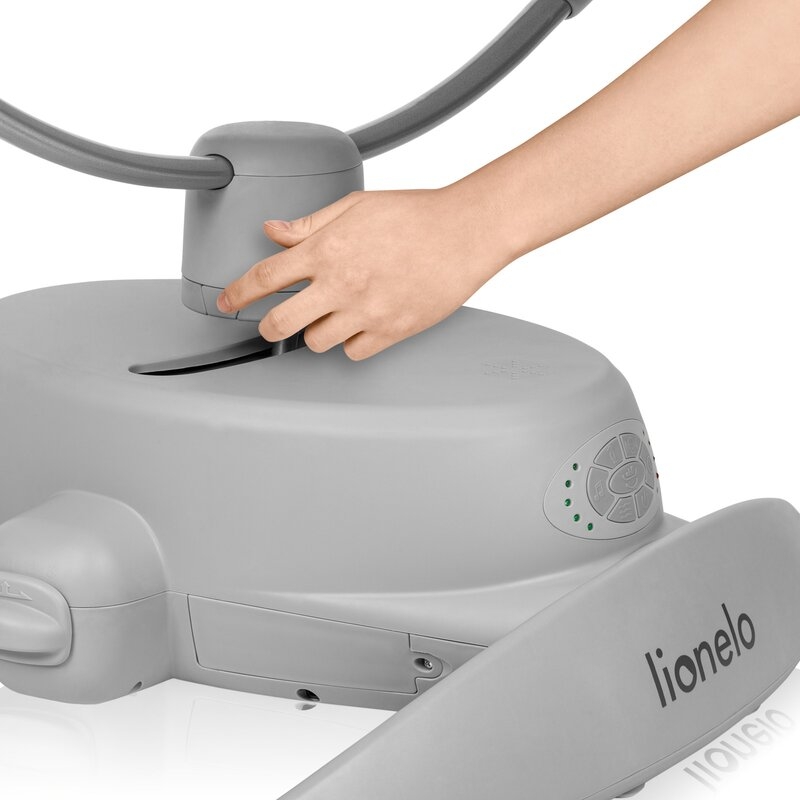 Balansoar, Lionelo, Mell, 2 in 1, Rotire 360 grade, Electric, Cu 3 moduri de leganare, Cu 5 trepte de viteza, Cu 3 pozitii de inclinare, Cu timer, 12 melodii si 2 sunete ale naturii, Pana la 9 kg, Gri Balansoar, Lionelo, Mell, 2 in 1, Rotire 360 grade, Electric, Cu 3 moduri de leganare, Cu 5 trepte de viteza, Cu 3 pozitii de inclinare, Cu timer, 12 melodii si 2 sunete ale naturii, Pana la 9 kg, Gri