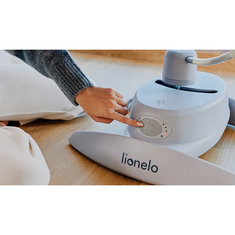 Balansoar, Lionelo, Mell, 2 in 1, Rotire 360 grade, Electric, Cu 3 moduri de leganare, Cu 5 trepte de viteza, Cu 3 pozitii de inclinare, Cu timer, 12 melodii si 2 sunete ale naturii, Pana la 9 kg, Gri Balansoar, Lionelo, Mell, 2 in 1, Rotire 360 grade, Electric, Cu 3 moduri de leganare, Cu 5 trepte de viteza, Cu 3 pozitii de inclinare, Cu timer, 12 melodii si 2 sunete ale naturii, Pana la 9 kg, Gri