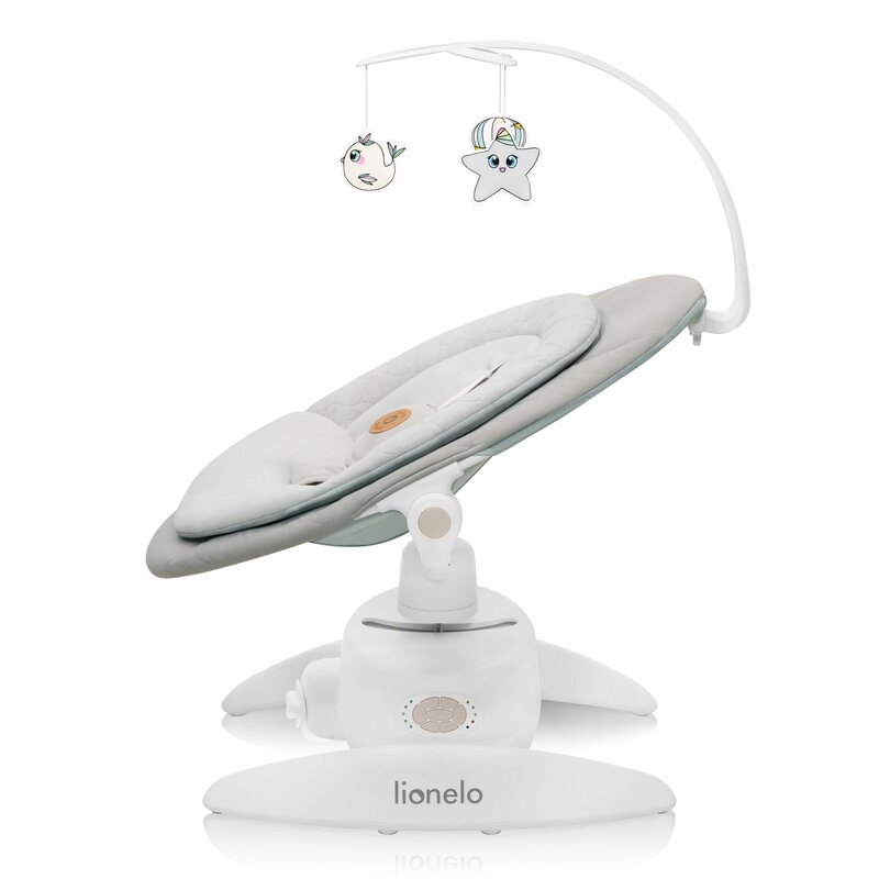 Balansoar, Lionelo, Mell, 2 in 1, Rotire 360 grade, Electric, Cu 3 moduri de leganare, Cu 5 trepte de viteza, Cu 3 pozitii de inclinare, Cu timer, 12 melodii si 2 sunete ale naturii, Pana la 9 kg, Bej Balansoar, Lionelo, Mell, 2 in 1, Rotire 360 grade, Electric, Cu 3 moduri de leganare, Cu 5 trepte de viteza, Cu 3 pozitii de inclinare, Cu timer, 12 melodii si 2 sunete ale naturii, Pana la 9 kg, Bej