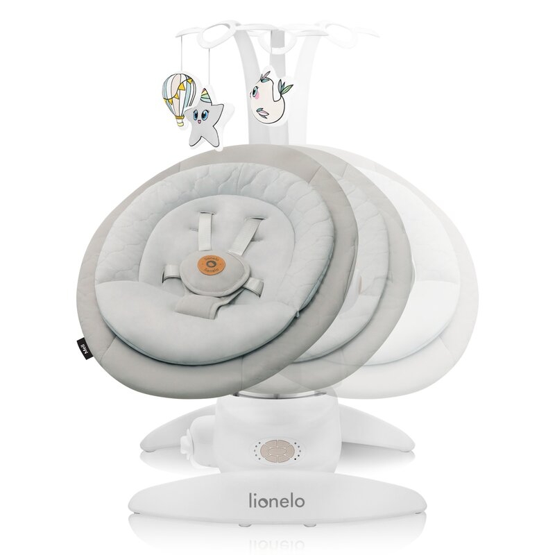 Balansoar, Lionelo, Mell, 2 in 1, Rotire 360 grade, Electric, Cu 3 moduri de leganare, Cu 5 trepte de viteza, Cu 3 pozitii de inclinare, Cu timer, 12 melodii si 2 sunete ale naturii, Pana la 9 kg, Bej Balansoar, Lionelo, Mell, 2 in 1, Rotire 360 grade, Electric, Cu 3 moduri de leganare, Cu 5 trepte de viteza, Cu 3 pozitii de inclinare, Cu timer, 12 melodii si 2 sunete ale naturii, Pana la 9 kg, Bej