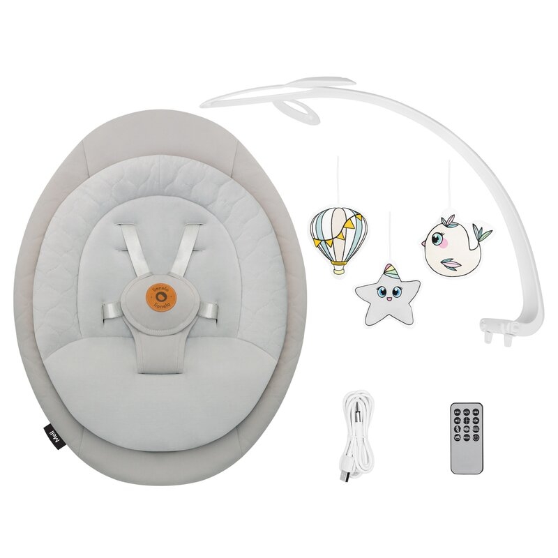 Balansoar, Lionelo, Mell, 2 in 1, Rotire 360 grade, Electric, Cu 3 moduri de leganare, Cu 5 trepte de viteza, Cu 3 pozitii de inclinare, Cu timer, 12 melodii si 2 sunete ale naturii, Pana la 9 kg, Bej Balansoar, Lionelo, Mell, 2 in 1, Rotire 360 grade, Electric, Cu 3 moduri de leganare, Cu 5 trepte de viteza, Cu 3 pozitii de inclinare, Cu timer, 12 melodii si 2 sunete ale naturii, Pana la 9 kg, Bej