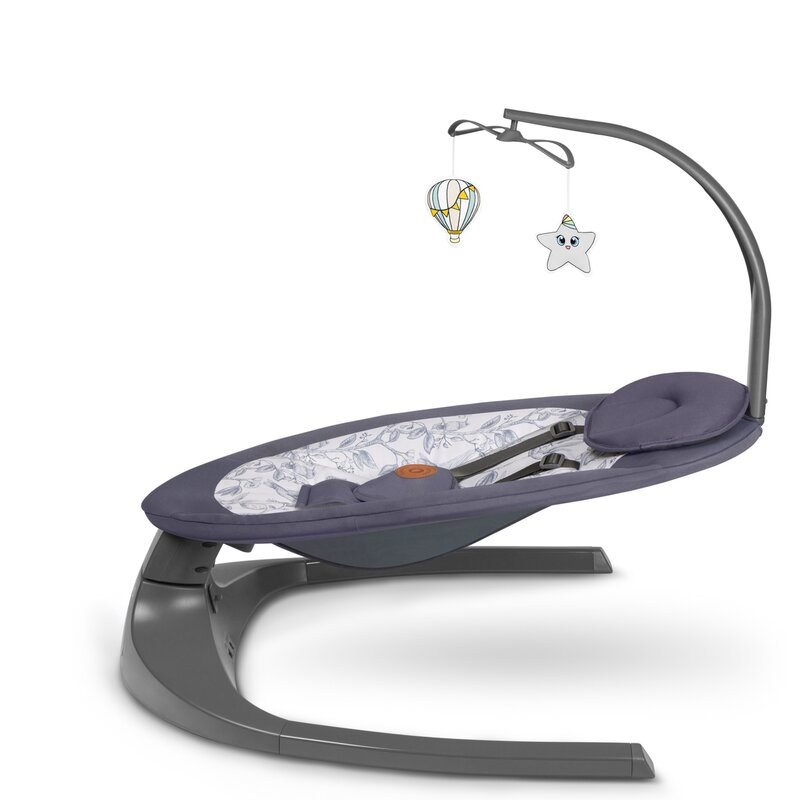 Balansoar si sezlong, Lionelo, Ralf, 2 in 1, Electric, Cu telecomanda si cablu USB, Cu miscare laterala de balansare si 5 niveluri diferite de viteza, Cu 12 melodii, Gri/Alb Balansoar si sezlong, Lionelo, Ralf, 2 in 1, Electric, Cu telecomanda si cablu USB, Cu miscare laterala de balansare si 5 niveluri diferite de viteza, Cu 12 melodii, Gri/Alb