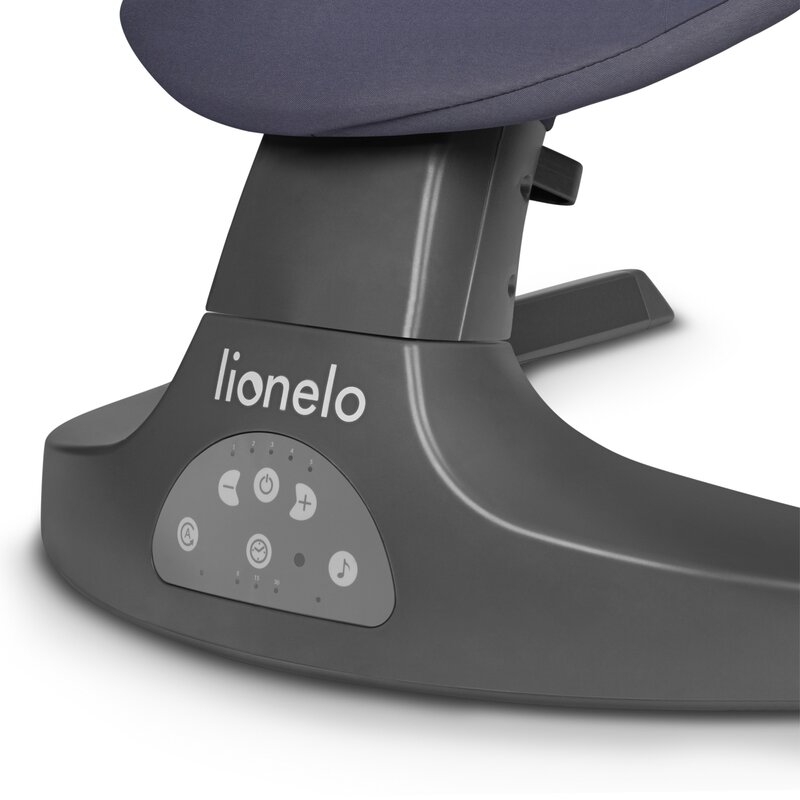 Balansoar si sezlong, Lionelo, Ralf, 2 in 1, Electric, Cu telecomanda si cablu USB, Cu miscare laterala de balansare si 5 niveluri diferite de viteza, Cu 12 melodii, Gri/Alb Balansoar si sezlong, Lionelo, Ralf, 2 in 1, Electric, Cu telecomanda si cablu USB, Cu miscare laterala de balansare si 5 niveluri diferite de viteza, Cu 12 melodii, Gri/Alb