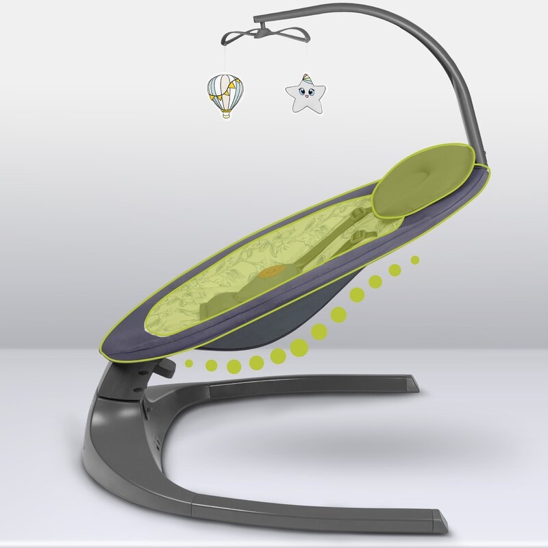 Balansoar si sezlong, Lionelo, Ralf, 2 in 1, Electric, Cu telecomanda si cablu USB, Cu miscare laterala de balansare si 5 niveluri diferite de viteza, Cu 12 melodii, Gri/Alb Balansoar si sezlong, Lionelo, Ralf, 2 in 1, Electric, Cu telecomanda si cablu USB, Cu miscare laterala de balansare si 5 niveluri diferite de viteza, Cu 12 melodii, Gri/Alb