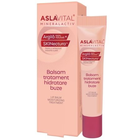Balsam de buze hidratant Mineralactiv, 15 ml, Aslavital Balsam de buze hidratant Mineralactiv, 15 ml, Aslavital