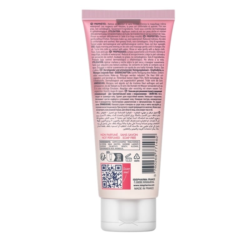 Balsam de curatare pentru ten sensibil cu roseata Ruboril, 100 ml, Isispharma Balsam de curatare pentru ten sensibil cu roseata Ruboril, 100 ml, Isispharma