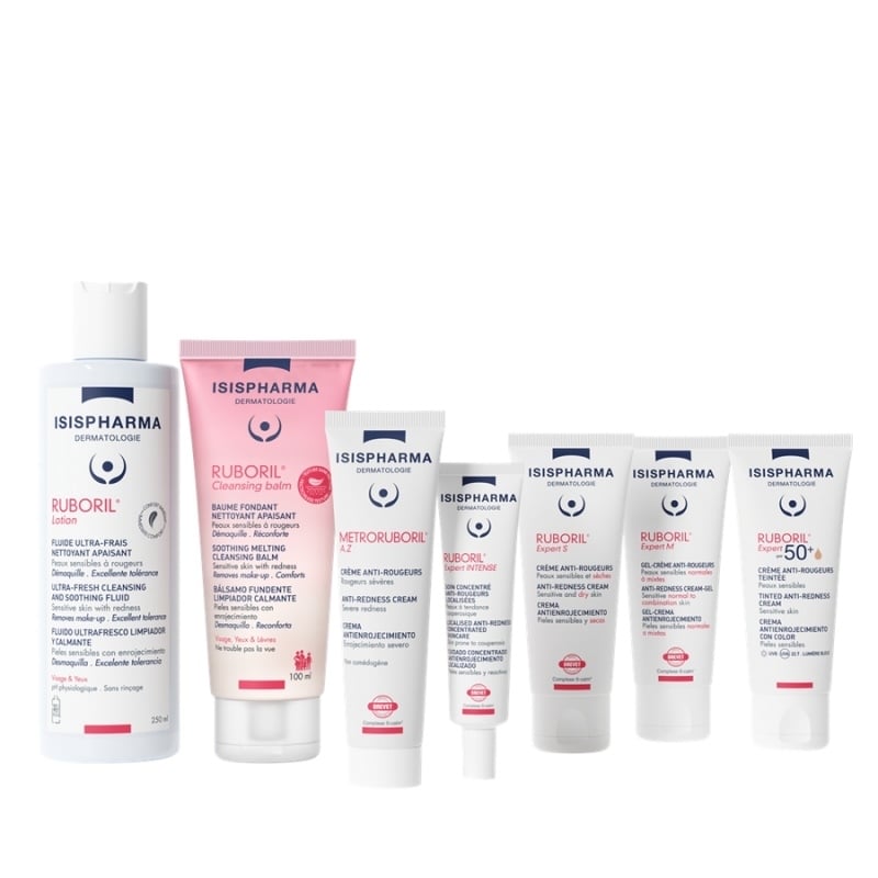 Balsam de curatare pentru ten sensibil cu roseata Ruboril, 100 ml, Isispharma Balsam de curatare pentru ten sensibil cu roseata Ruboril, 100 ml, Isispharma