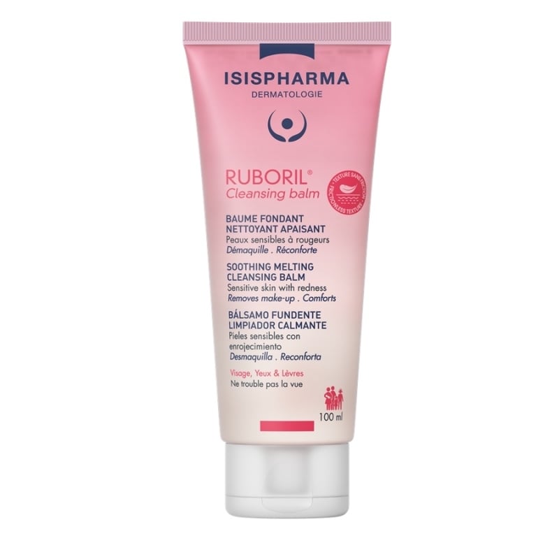 Balsam de curatare pentru ten sensibil cu roseata Ruboril, 100 ml, Isispharma Balsam de curatare pentru ten sensibil cu roseata Ruboril, 100 ml, Isispharma