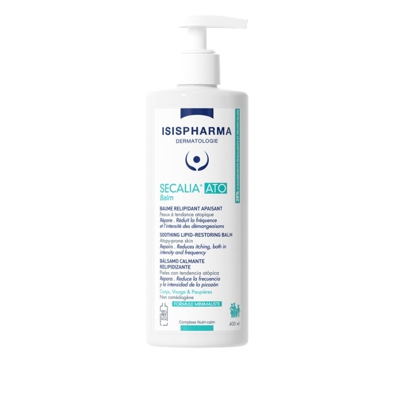 Balsam calmant relipidant pentru piele atopica Secalia ATO, 400 ml, Isispharma Balsam calmant relipidant pentru piele atopica Secalia ATO, 400 ml, Isispharma