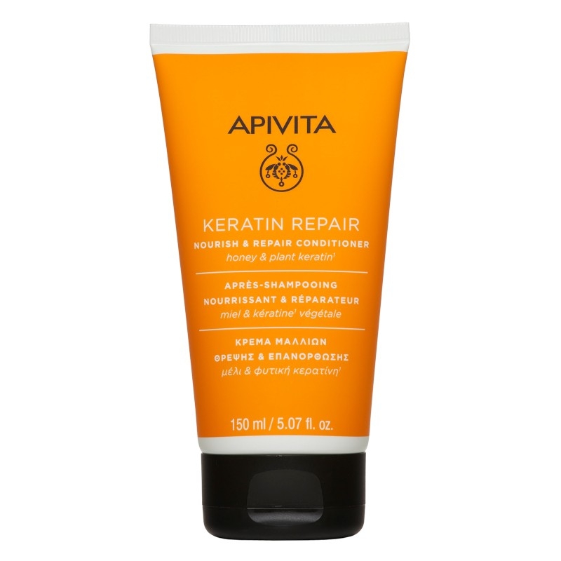 Balsam reparator cu keratina, 150 ml, Apivita Balsam reparator cu keratina, 150 ml, Apivita