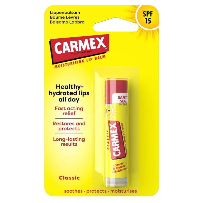 Balsam reparator pentru buze uscate si crapate SPF 15, 4.25 g, Carmex Balsam reparator pentru buze uscate si crapate SPF 15, 4.25 g, Carmex