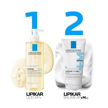 Balsam triplu reparator Lipikar Baume AP+Max, 200 ml, La Roche-Posay Balsam triplu reparator Lipikar Baume AP+Max, 200 ml, La Roche-Posay