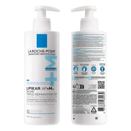 Balsam triplu reparator Lipikar Baume AP+Max, 400 ml, La Roche-Posay Balsam triplu reparator Lipikar Baume AP+Max, 400 ml, La Roche-Posay