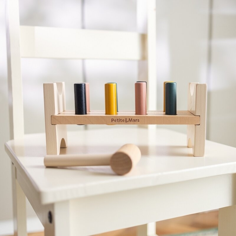 Banc de lucru, Petite&Mars, Big Bang Wood of Mars, 12 luni+, Multicolor Banc de lucru, Petite&Mars, Big Bang Wood of Mars, 12 luni+, Multicolor